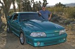 Garrett and his Mustang