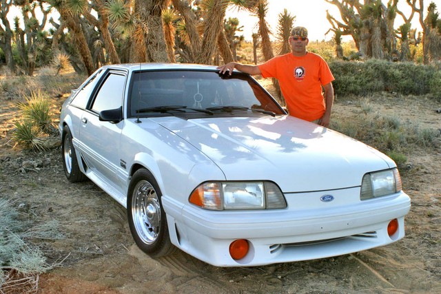 Art and his Mustang