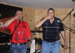 John & Mike drinking Screech