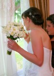 Spying on the groom.