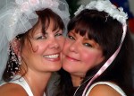 Kim & bridesmaid